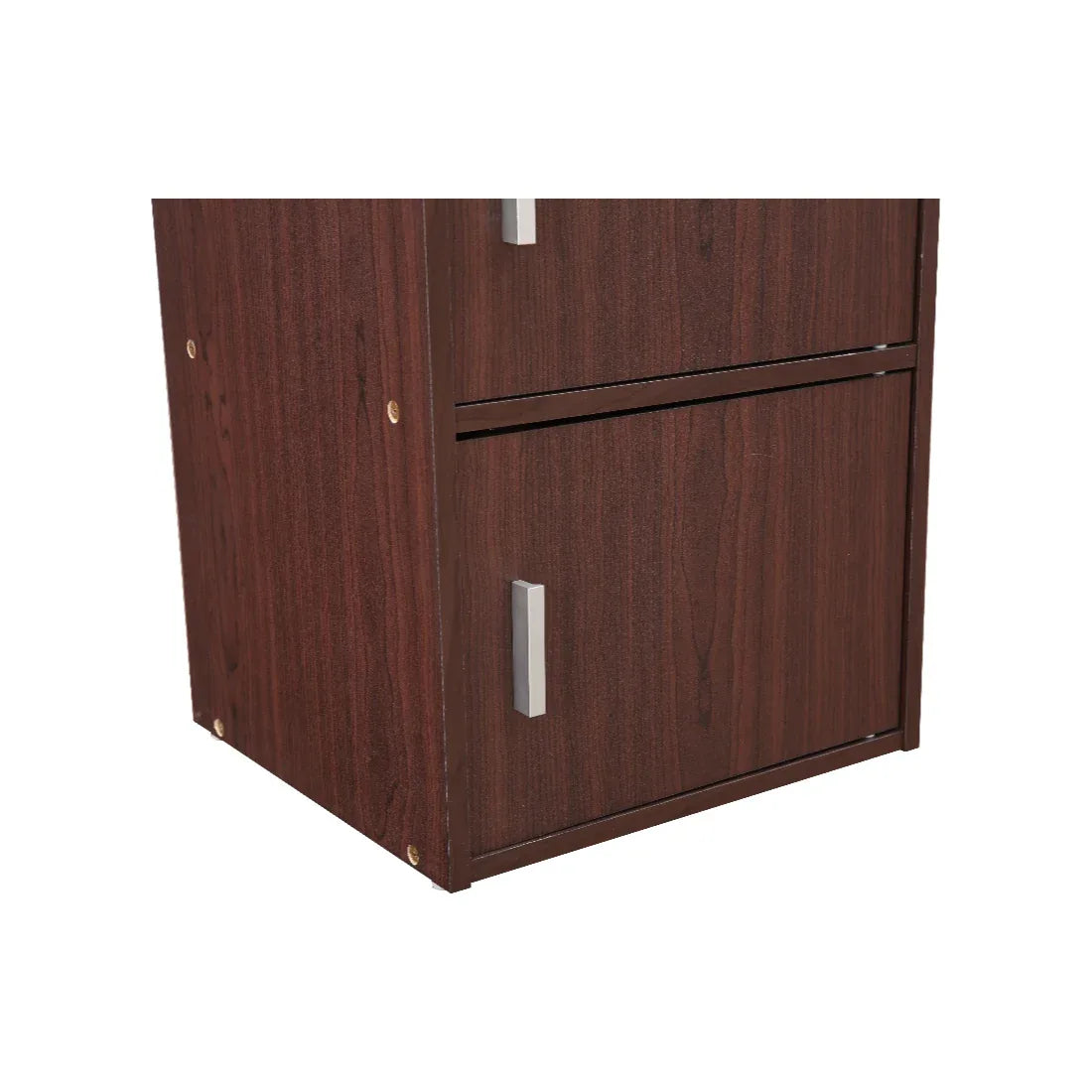 Albert Engineered Wood 5 Tier Cabinet in Cherry Brown Colour - HomeTown