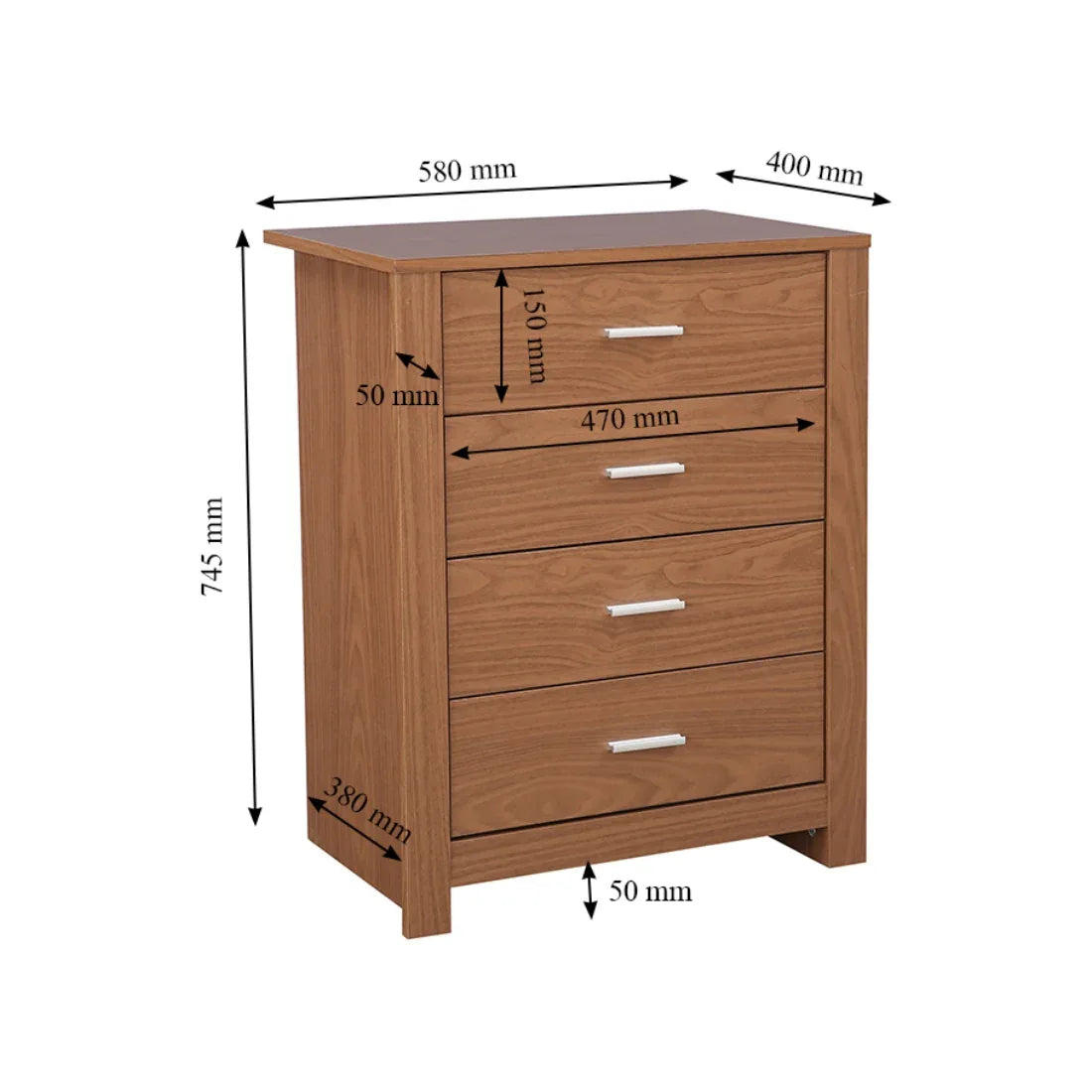 Renley Multipurpose Cabinet in Walnut Colour - HomeTown