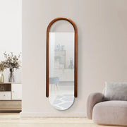 Serenity Accent Mirror in Walnut Colour - HomeTown
