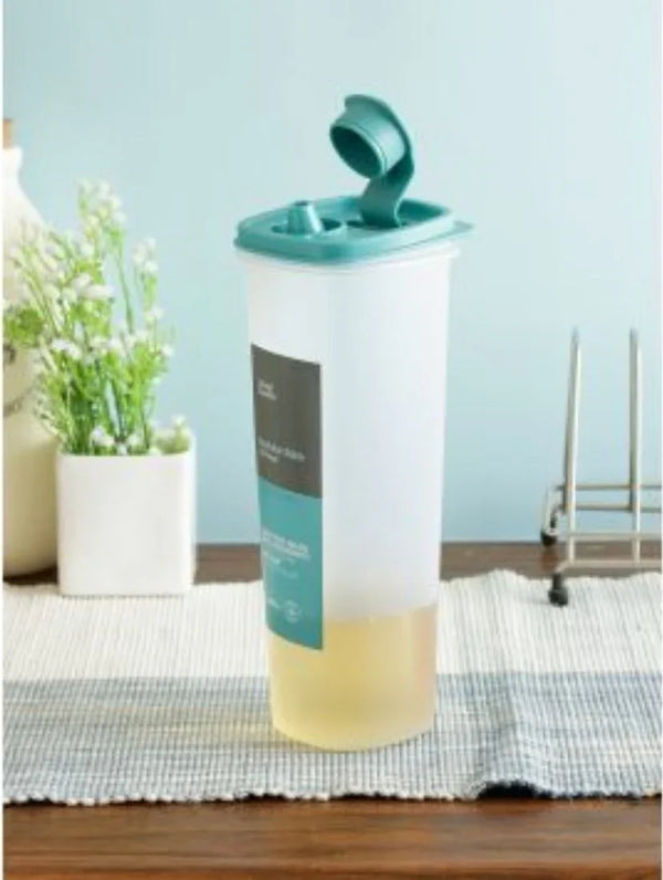 Modular Mate Plastic Square Oil Can 1 Ltr by Living Essence dimensions