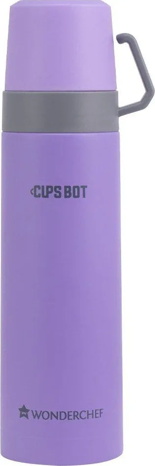 CupsBot Stainless steel Vacuum Insulated Hot And Cold Flask 500ML in Purple Colour - HomeTown