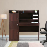 Venus Engineered Wood Study Table in Walnut Colour