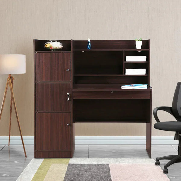 Venus Engineered Wood Study Table in Walnut Colour dimensions