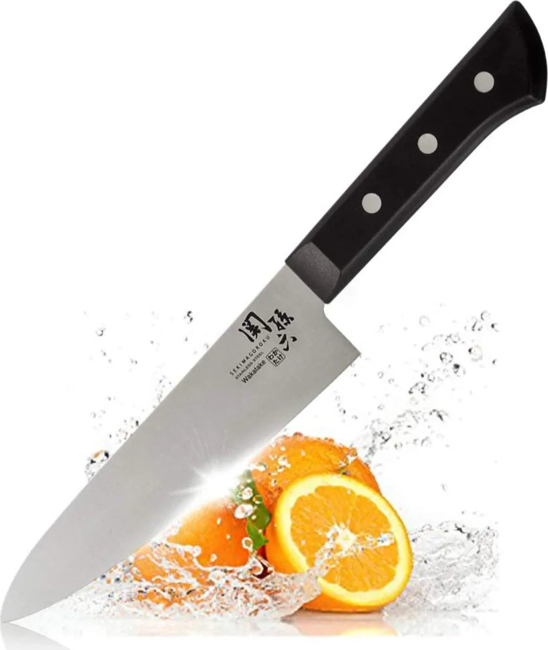 Wakatake Chef Stainless steel Premium Knife in Black Colour - HomeTown