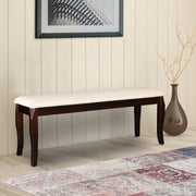 Cardiff Solid Wood Six Seater Dining Bench in Expresso Colour - HomeTown