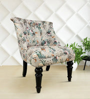 Seine Fabric Accent Chair in Grey Colour - HomeTown
