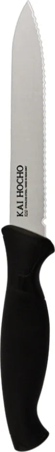 Serrated Stainless steel Serrated Knife in Black Colour - HomeTown