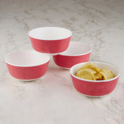 Good Life Melamine Round Veg Bowl Set of 4 in Multi Colour - HomeTown