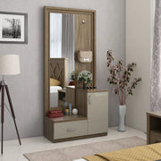 Petra Dresser With Mirror in Walnut Colour - HomeTown