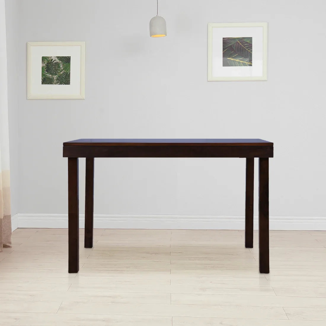 Hopton Solidwood 4 Seater Dining Table in Walnut Colour - HomeTown