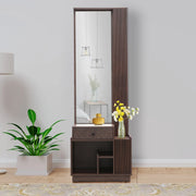 Hugo Dresser With Mirror in Walnut Colour - HomeTown
