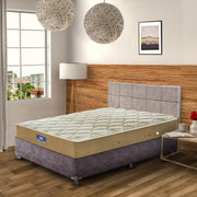Restonic Geneva Bonnel Spring King Mattress 78x72x8 Inch in Beige Colour - HomeTown