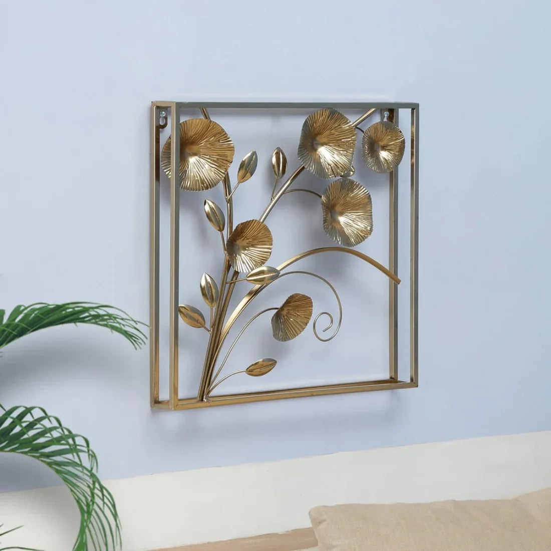 Wall Decor Metal Palak Leaf Panel by Vedas - HomeTown