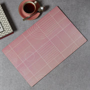 Print Moden Pop Pink Engineered Wood Placemat Set Of 2 in Multi Colour - HomeTown