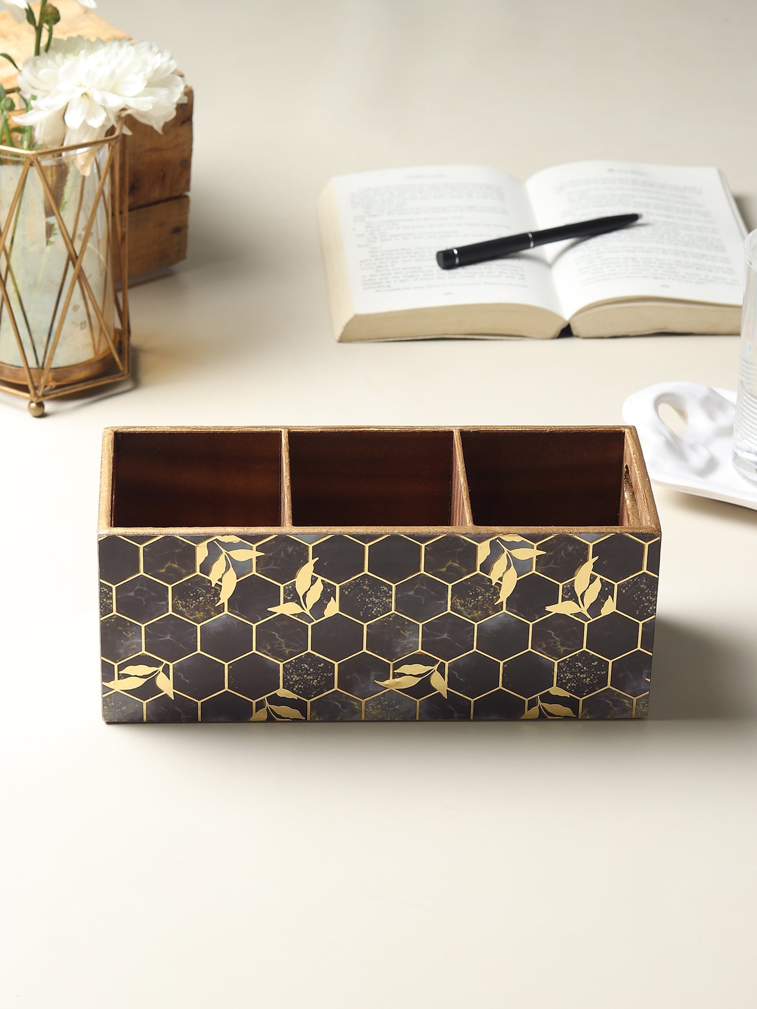 Gilded Hive Cutlery holder