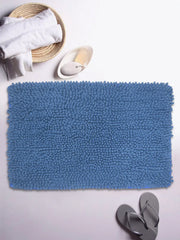 Yakuza Micro-Polly Bathmat in Blue Colour - HomeTown