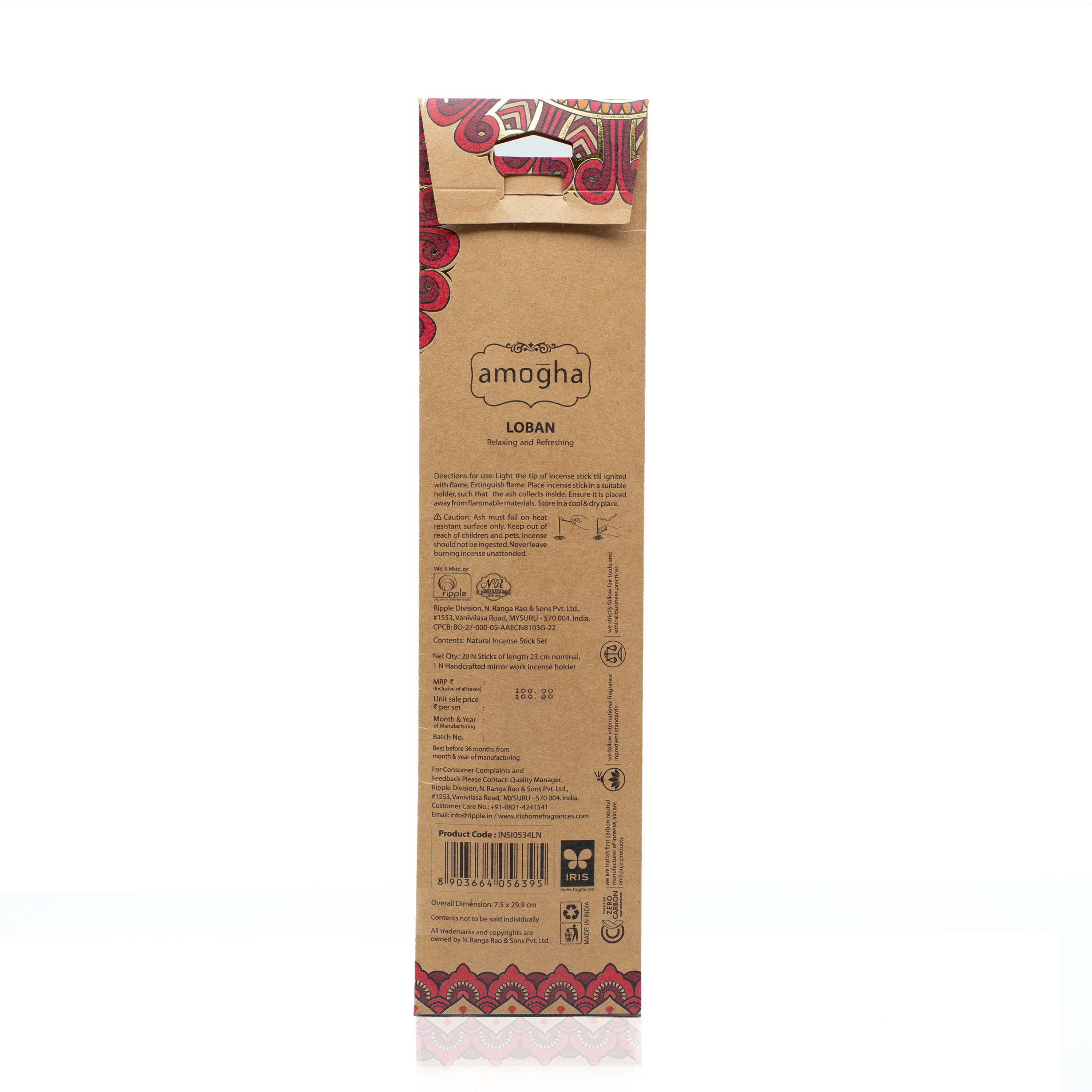AMOGHA GARDEN INCENSE INGI0652LG