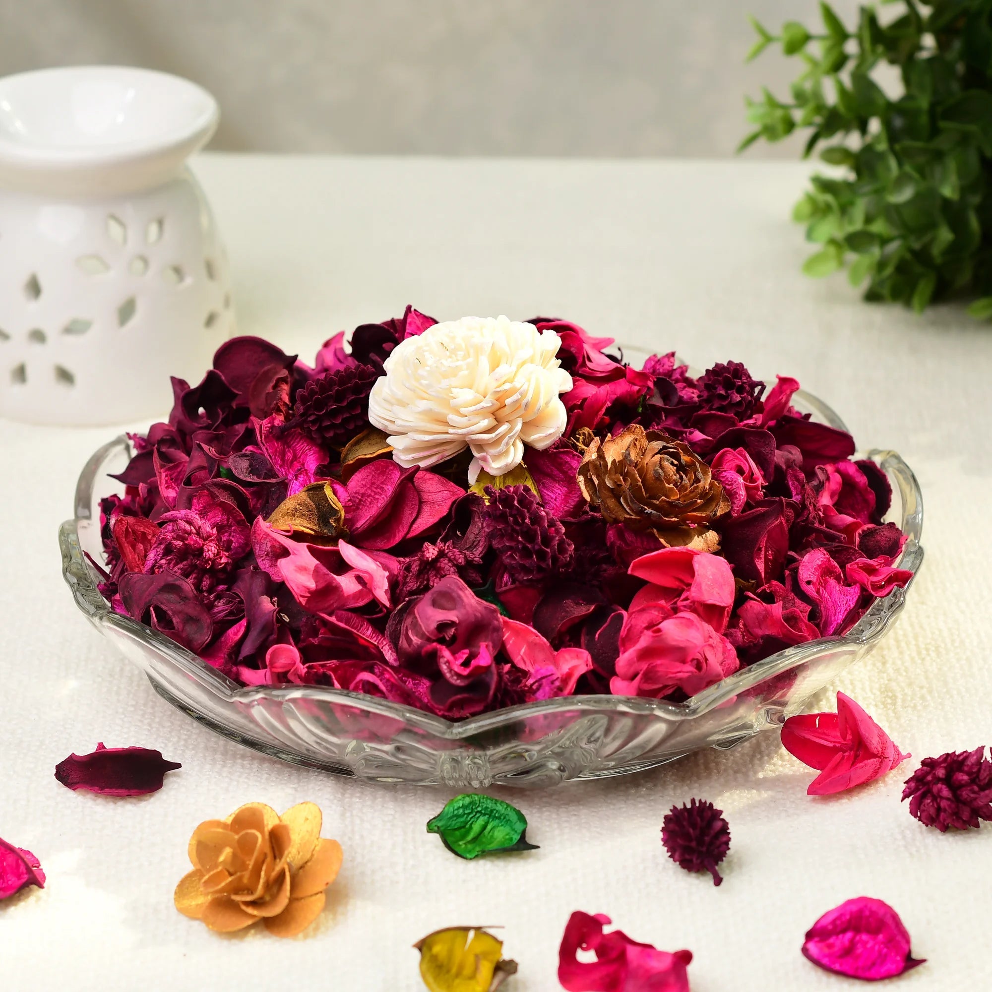 CHUNKY POTPOURI 140GM-ROSE