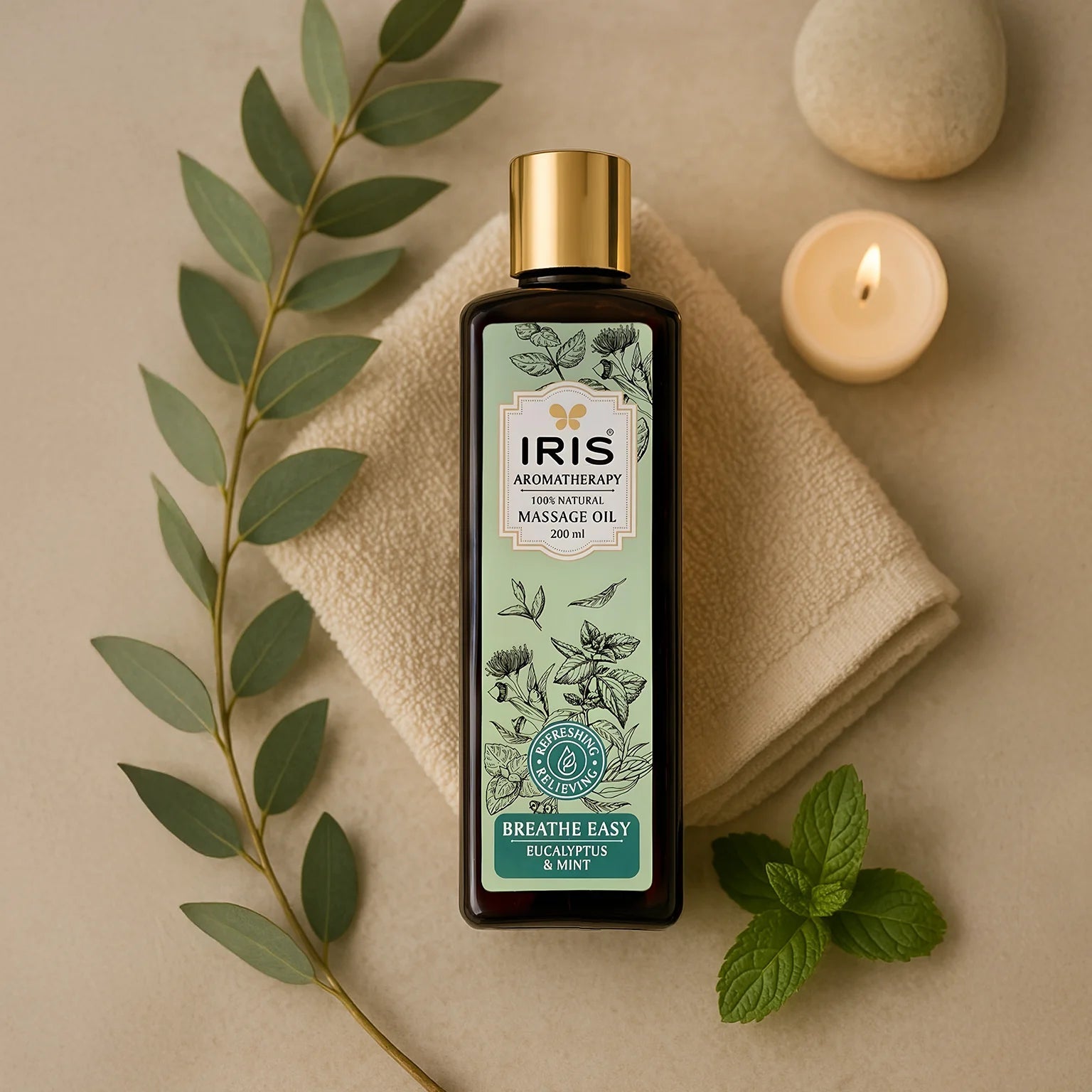 IRIS Massage Oil  Aromatherapy