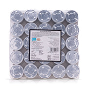 50 Pack 10gm Tealight Candles - Bulk Home Decor & Festive Candles