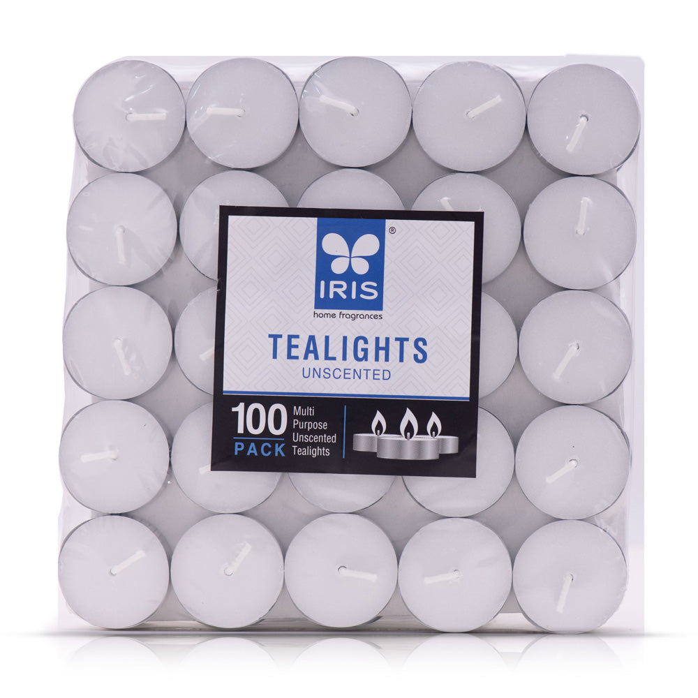 Pack of 100 unscented Tealight-INFV0297