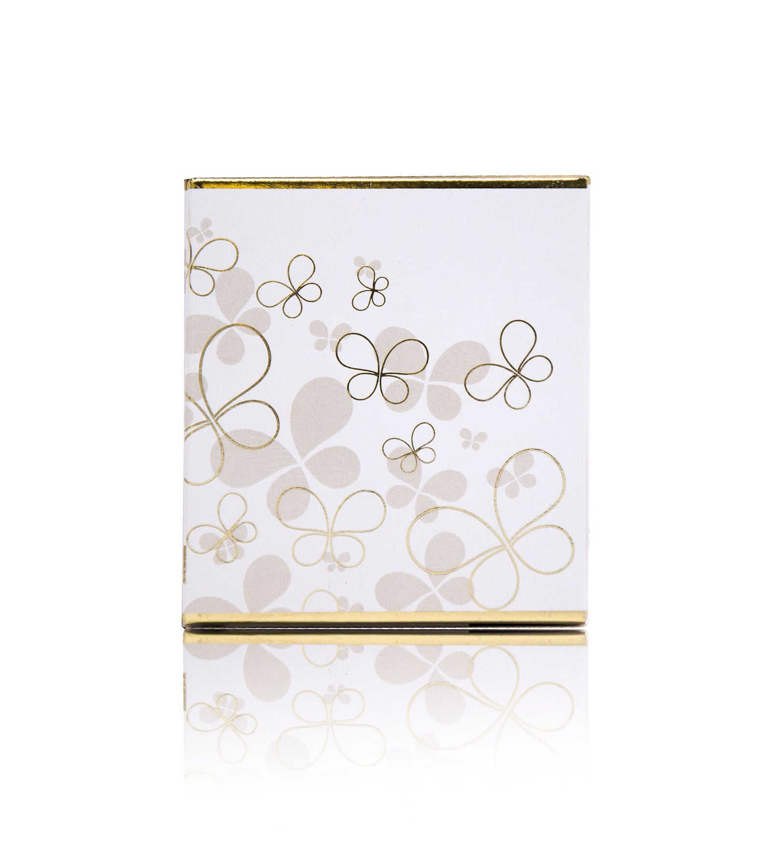 IRIS GLASS VOTIVE GOLD MUSK