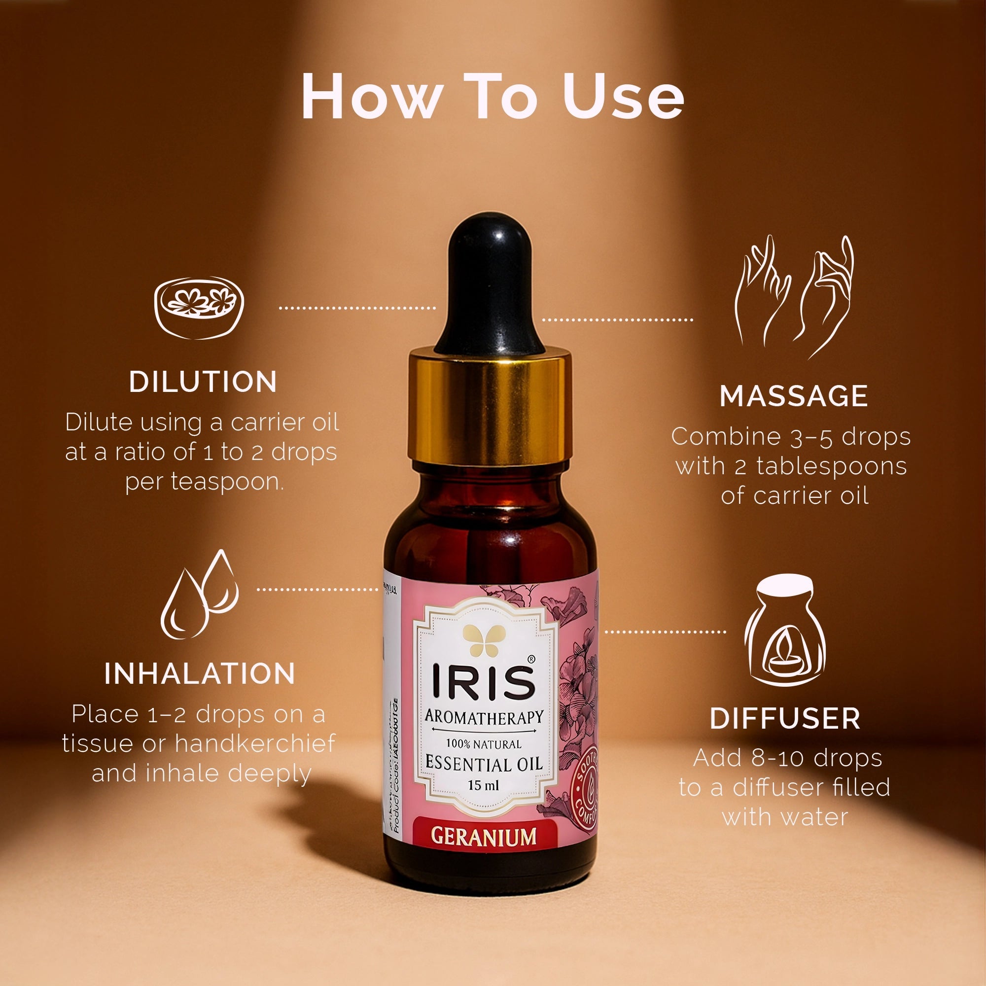 IRIS Geranium Essential Oil