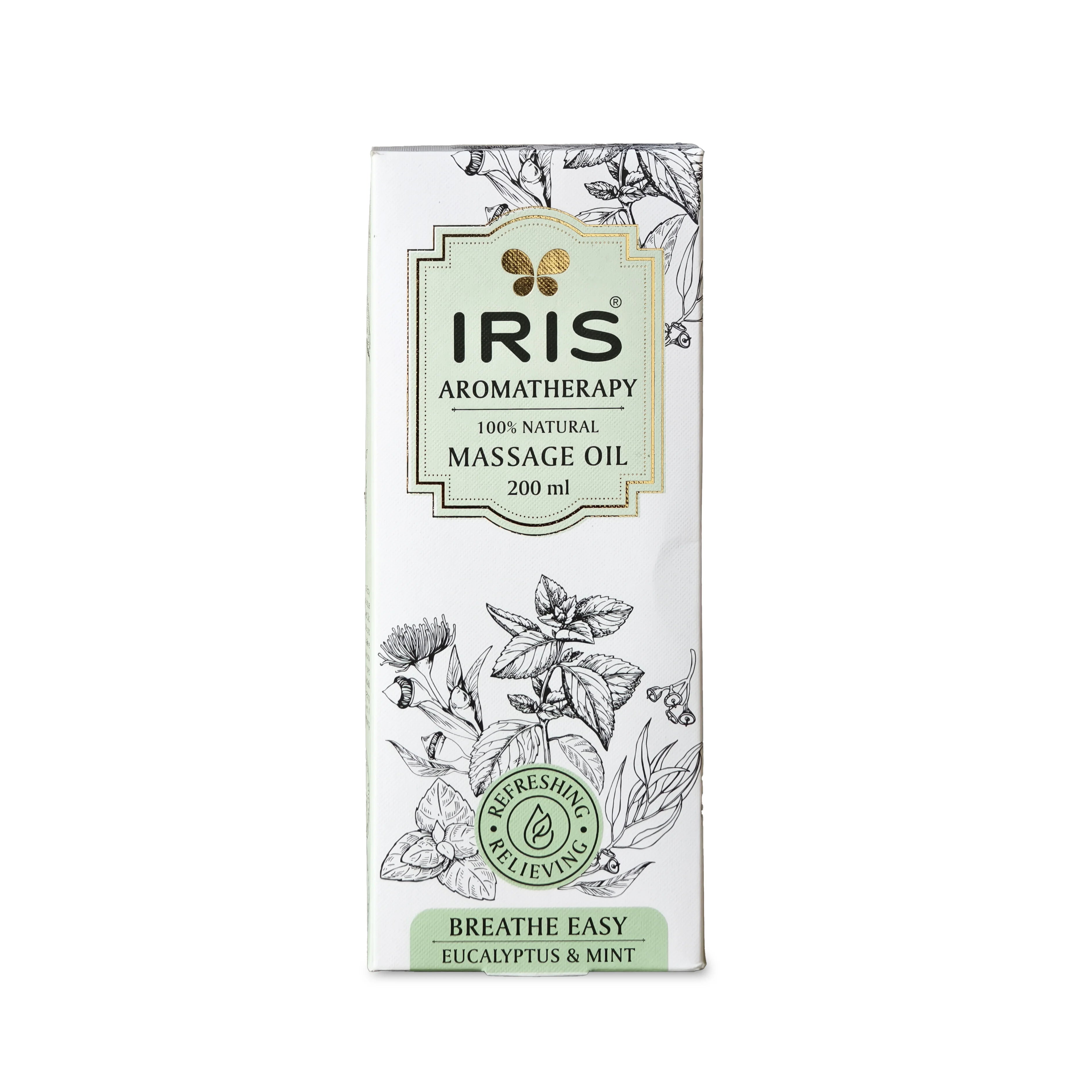 IRIS Massage Oil  Aromatherapy