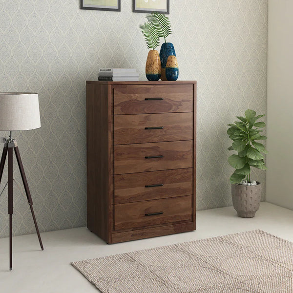 Antwerp Chest of 5 Drawers in Sheesham Colour dimensions