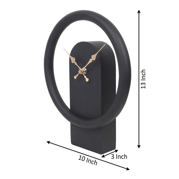 De Massion Wood's Dual Essence Clock in Black dimensions