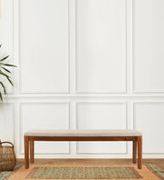 Siam Solidwood Dining Bench For Six Seater in Walnut Colour - HomeTown