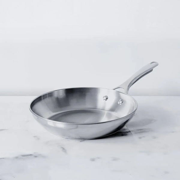Select Stainless steel Induction Suitable Open Frying Pan 28Cm in Silver Colour dimensions