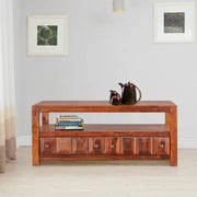 Woodrow Sheesham Wood(Rosewood) Center Table in Honey Colour - HomeTown