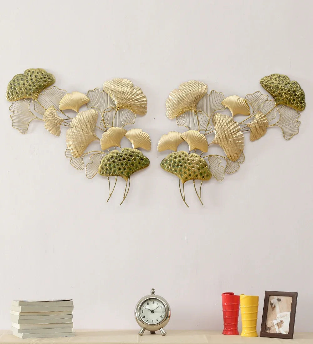 Wall Decor Metal Luv Ginko Left & Right by Vedas - HomeTown