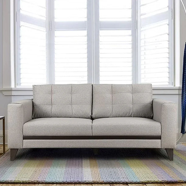 Garcia Fabric 3 Seater Sofa in Grey Colour dimensions