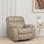 Plush Leather Electric Recliner - HomeTown