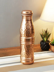 Copper Drinking Bottle in Brown Colour by Living Essence - HomeTown