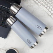 Fiesta Thermosteel Puro Vaccum Flask Combo Set of 2 in Grey Colour - HomeTown