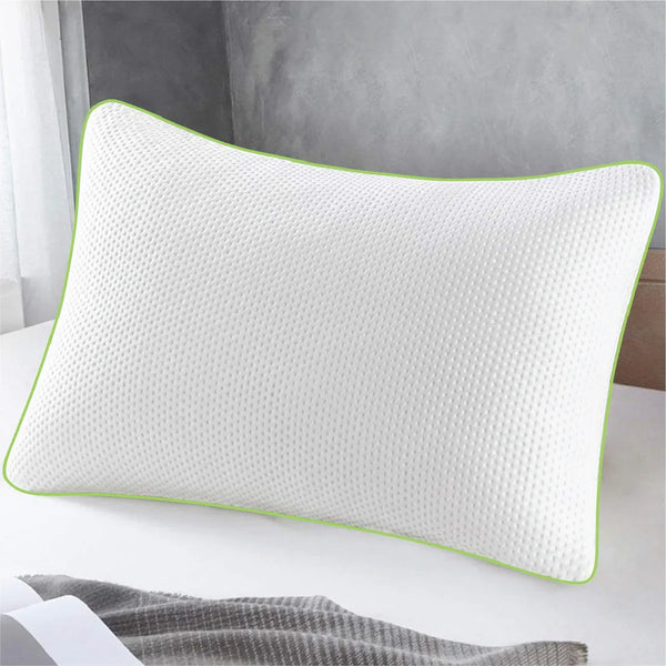 Serenity Cervical Support Memory Foam Pillow 60x40x12 cm in White Colour dimensions