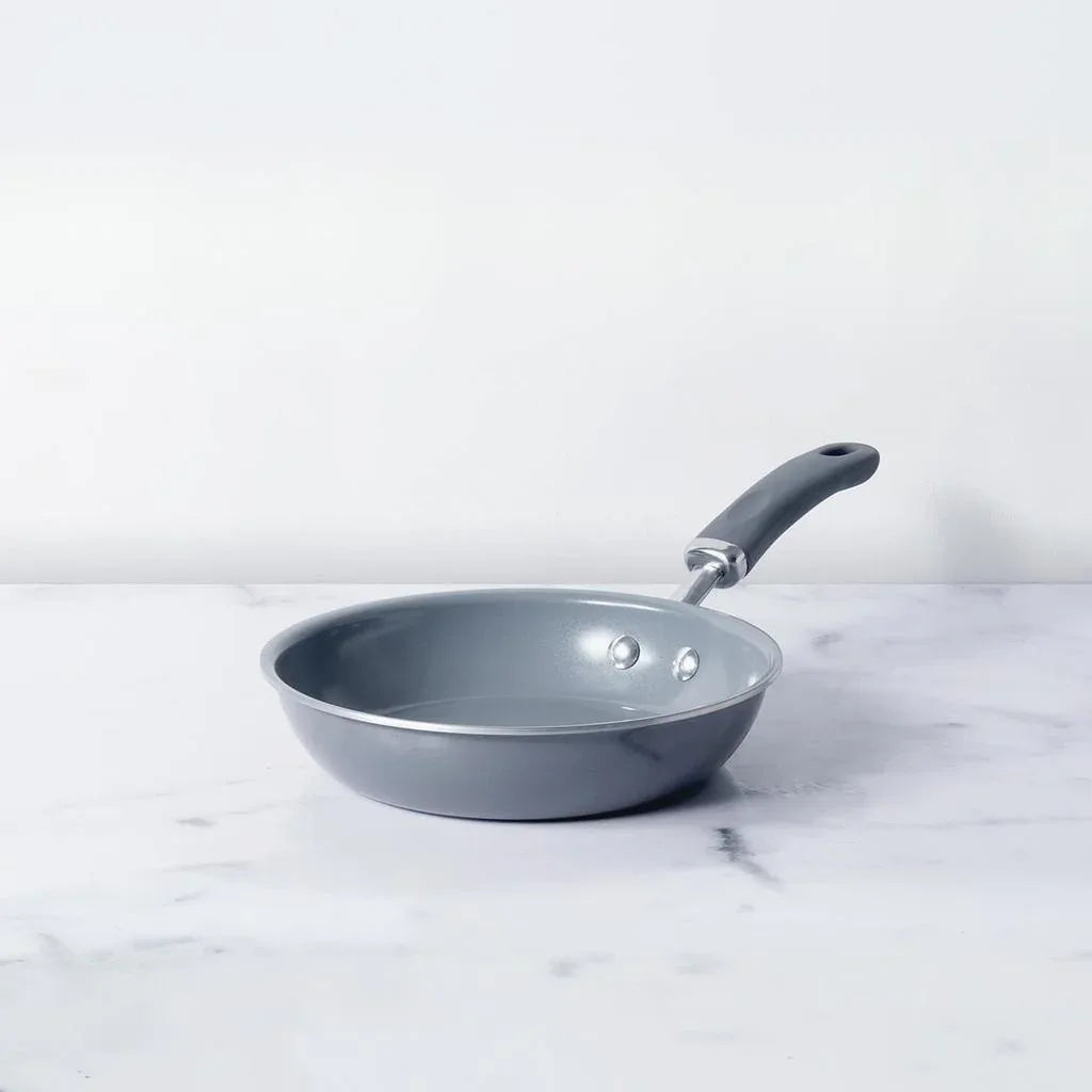 Anzen Ceramic Coated Aluminium Fry Pan 26Cm 2.6Ltr in Grey Colour - HomeTown