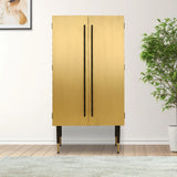 Crested Bar Unit in Brown & Gold Colour