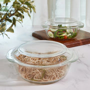 Fiesta Borosilicate Glass Casserole Set of 4 in Clear Colour - HomeTown