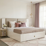 Snowcrest Queen Bed Full Hydraulic with Front Drawer