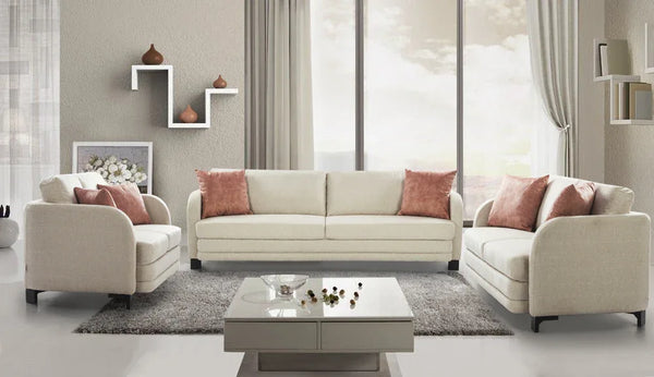 Grace Fabric Four Seater Sofa dimensions