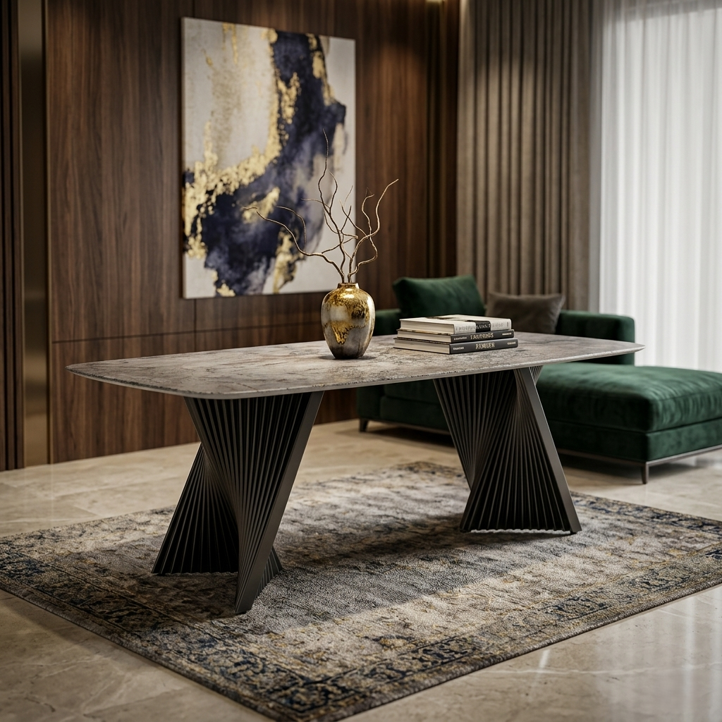 VORTEX MARBLE TOP CENTER TABLE