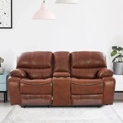 Tigris Leatherette Recliner In Brown Colour - HomeTown