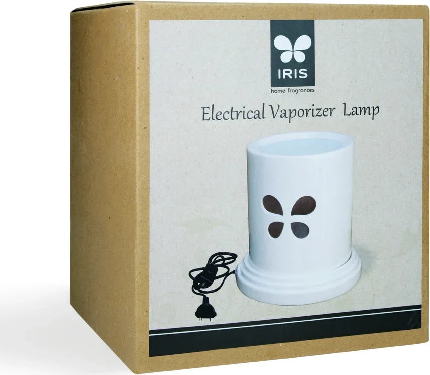 Electric Vaporizer Ceramic Perforated Lamp in White Colour - HomeTown
