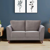 Magnific Velvet Sofa 2 Seater Dark Grey