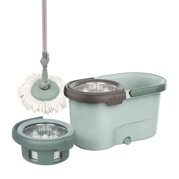 Fiesta Plastic Smart Spin Mop in Dusky Green Colour dimensions
