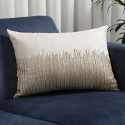 Modern Chic Polyester Cushion Cover 30x50 cm in Beige Colour - HomeTown